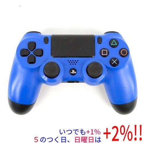 【中古】SONY ワイヤレスコントローラー DUALSHOCK4 ウェイブ・ブルー CUH-ZCT1...