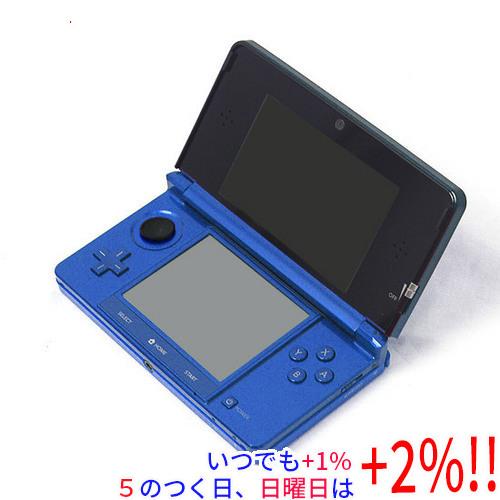 【中古】任天堂 ニンテンドー3DS コバルトブルー CTR-S-BBAA ACアダプター・スティック...