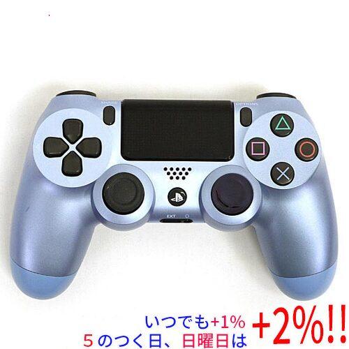 【中古】SONY ワイヤレスコントローラー DUALSHOCK 4 チタン・ブルー CUH-ZCT2...