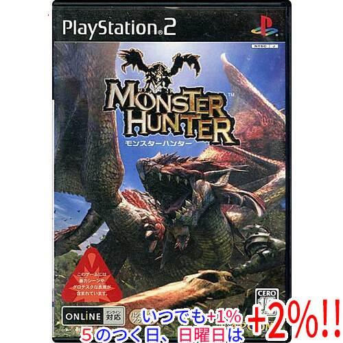 【中古】モンスターハンター PS2 ディスク傷【いつでも+1％！5のつく日と日曜日は+2%！】　爆買