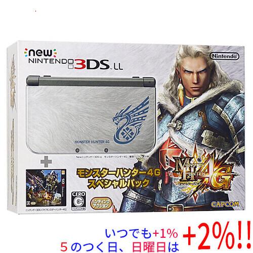 【中古】New 3DS LL モンスターハンター4G スペシャルパック ソフトなし・液晶画面いたみ ...