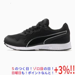 【５のつく日！ゾロ目の日！日曜日はポイント+3％！】PUMA プーマ 19.5cm キッズ スニーカー スピードモンスター PL 195364 Puma Black-Puma White｜excellar