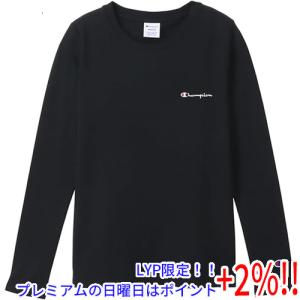 【５のつく日はポイント+3％！】CHAMPION チャンピオン M サイズ ロングスリーブTシャツ CW-X407 ブラック｜excellar