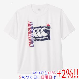 CANTERBURY カンタベリー XL サイズ フレックスクールコントロール Tシャツ RA325146 ホワイト【いつでも+1％！5のつく日と日曜日は+2%！】　爆買