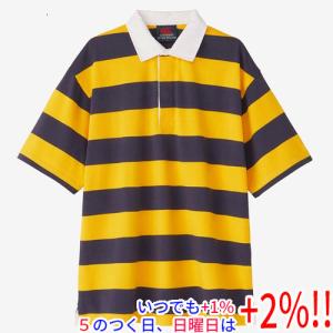 CANTERBURY カンタベリー XL サイズ ショートスリーブ2.5インチストライプラグビージャージー RA34136 イエロー【いつでも+1％！5のつく日と日曜日は+2%！】　爆