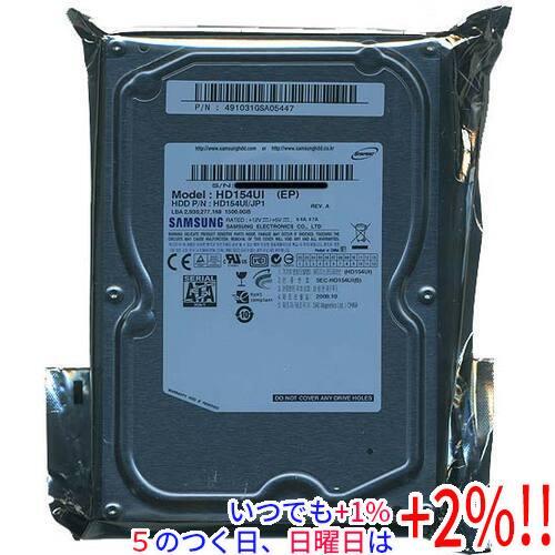 Samsung製HDD HD154UI 1.5TB SATA300 5400rpm【いつでも+1％！...