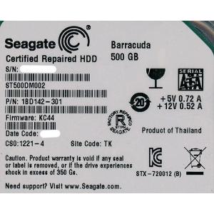 SEAGATE製HDD ST500DM002 ...の詳細画像1
