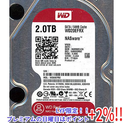 【５のつく日はポイント+3％！】Western Digital製HDD WD20EFRX 2TB S...