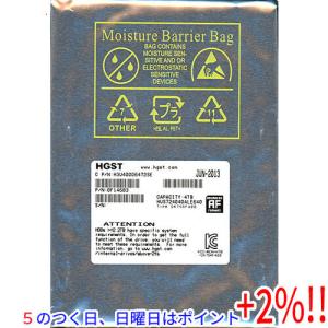 【５のつく日はポイント+3％！】HITACHI製HDD HUS724040ALE640 4TB SATA600 7200｜エクセラー