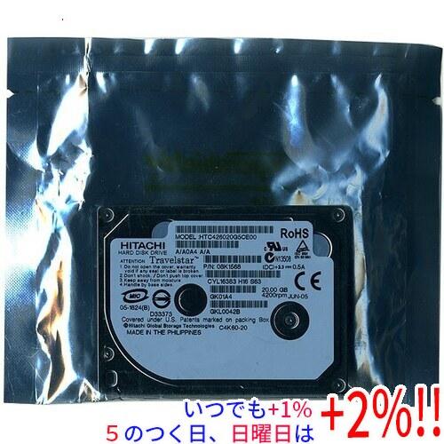 HITACHI ノート用HDD 1.8inch HTC426020G5CE00 20GB【いつでも+...