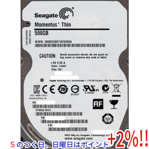 【５のつく日はポイント+3％！】SEAGATE ノート用HDD 2.5inch ST500LT012...
