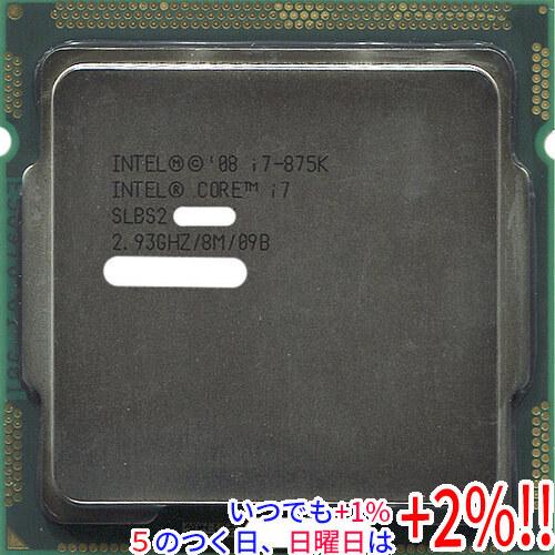 【中古】Core i7 875K 2.93GHz 8M LGA1156 SLBS2【いつでも+1％！...