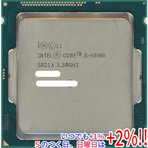 【中古】Core i5 4690K 3.5GHz 6M LGA1150 88W SR21A【いつでも...