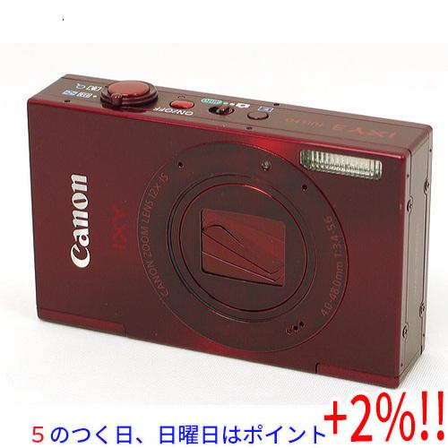 【５のつく日はポイント+3％！】【中古】Canon製 デジタルカメラ IXY 3 レッド 1010画...