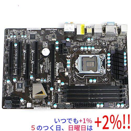 【中古】ASRock製 ATXマザーボード Z77 Pro4 LGA1155