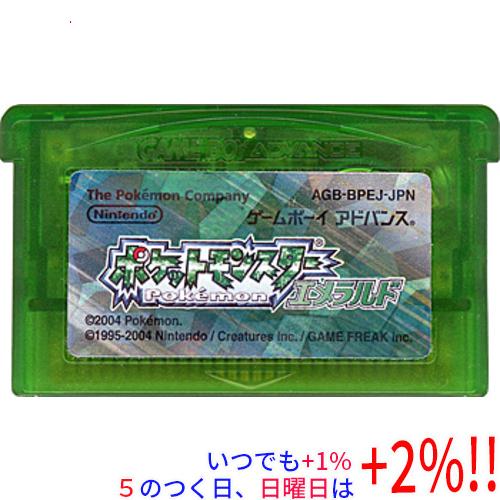【中古】ポケットモンスターエメラルド ソフト単品版 GBA  ソフトのみ【いつでも+1％！5のつく日...