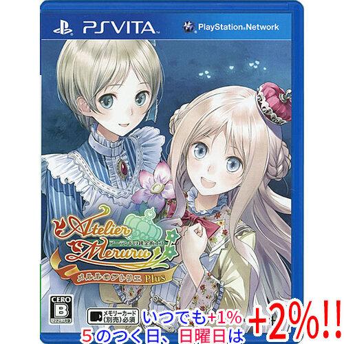 【中古】メルルのアトリエ Plus 〜アーランドの錬金術士3〜 PS Vita【いつでも+1％！5の...