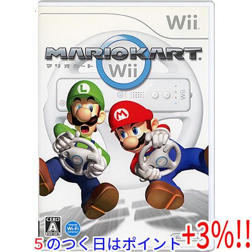 【５のつく日はポイント+3％！】【中古】マリオカートWii 「Wiiハンドル」なし