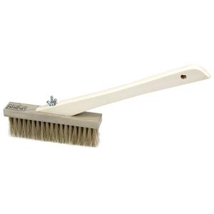 金長 左官ブラシ 白本馬毛 1/2チョウ3ギョウエツキ