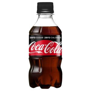 【送料無料】コカ・コーラ ゼロ 300ml PET 24本 強炭酸 糖分ゼロ カロリーゼロ 保存料ゼロ 合成香料ゼロ コカコーラゼロ ケース売り【1ケース 24本（箱売）】