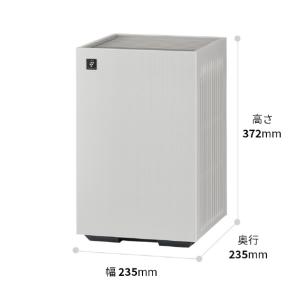 シャープ 空気清浄機 ホワイト系 FUU40W...の詳細画像1