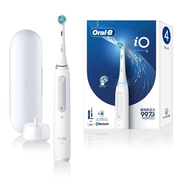 ブラウン 電動歯ブラシ  Oral-B（オーラルB） iO4 搭載モード数：4 充電式 丸型回転ブラ...