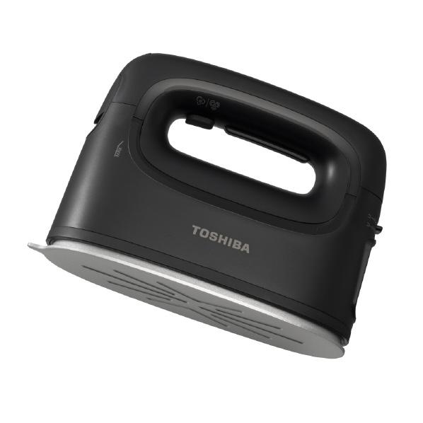 東芝 コードレス衣類スチーマー ラクー La・Coo-S ストーンブラック TAS-X80(K)  ...