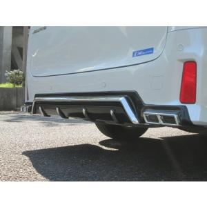 【送料無料】 30 ヴェルファイア　リアガーニッシュ [メッキ×塗装] エアログレード用 H-STY...