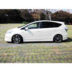 h-style　【送料込み】　40プリウスα　前期　サイドスカート　左右セット　（塗装込）　　　　