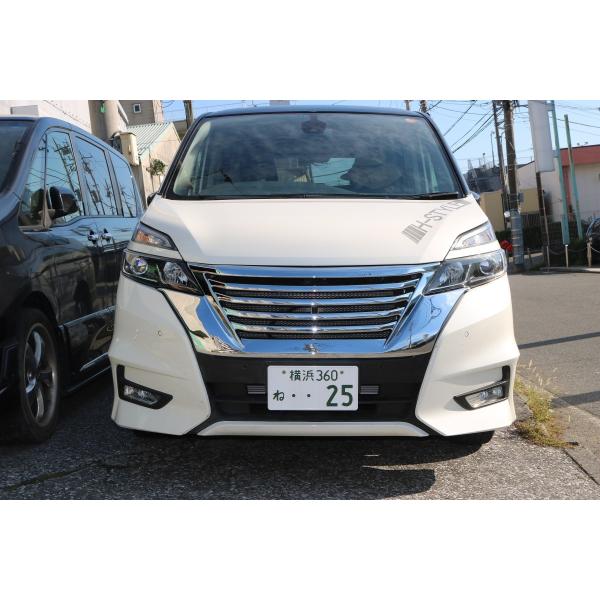 【送料込み】 C27 日産セレナ前期　ハイウェイスター用　フロントグリル (オールメッキ） VANQ...