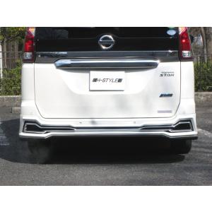 送料込み】 C27 セレナ リアゲートガーニッシュ [クロームメッキ