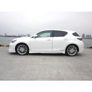 h-style　【送料込み】　レクサス　CT200ｈ　サイドスカート　左右セット　（素地・未塗装）　...