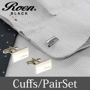 Roen Black ロエン アクセサリー メンズ カフス シャツ スーツ シルバー ゴールド ギフト プレゼント 就職祝い