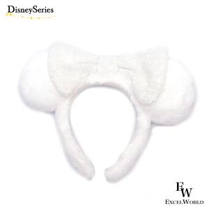ミニー カチューシャ ホワイト モコモコ ふわふわ