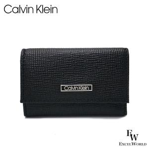 カルバンクライン キーケース Calvin Klein 6連 キーホルダー 31CK170003 レザー ボックス付き ブラック メンズ ブランド