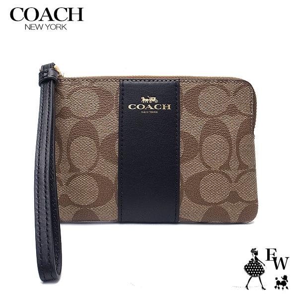 コーチ ポーチ アウトレット COACH  化粧ポーチ リストレット 58035 IMCBI シグネ...