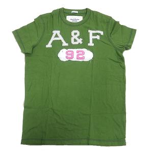 アバクロンビー＆フィッチ Tシャツ Abercrombie&Fitch  Mサイズ  モスグリーン エクセルワールド メンズ【※返品不可※在庫処分品】｜excelworld