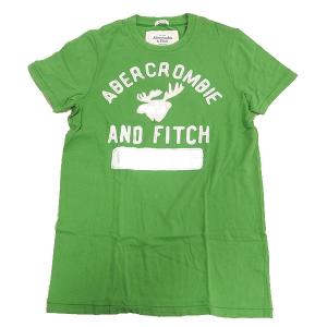 アバクロンビー＆フィッチ Tシャツ Abercrombie&Fitch  Mサイズ  グリーン エクセルワールド メンズ【※返品不可※在庫処分品】｜excelworld