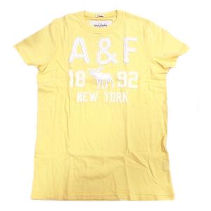 アバクロンビー＆フィッチ Tシャツ Abercrombie&Fitch  Sサイズ  イエロー系 エクセルワールド 誕生日 メンズ【※返品不可※在庫処分品】｜excelworld