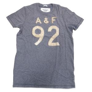 アバクロンビー＆フィッチ Tシャツ Abercrombie&Fitch  Mサイズ  グレー エクセルワールド メンズ【※返品不可※在庫処分品】｜excelworld