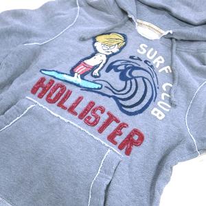 ホリスター HOLLISTER Co メンズ パーカー グレー Mサイズ エクセルワールド ブランド  メンズ【※返品不可※在庫処分品】｜excelworld