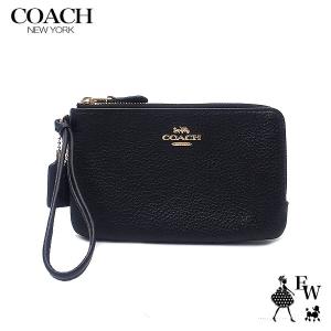 コーチ COACH ポーチ アウトレット コーナージップ リストレット 6649 IMBLK ブラック レディース ブランド プレゼントにも