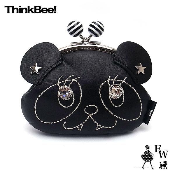 シンクビー Think Bee 財布 A001143 がま口 財布 ポーチ ピンポン カワイイ パン...