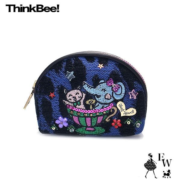 シンクビー ポーチ Think Bee! 刺繍 小物入れ サーカスパーティー ポーチ 小物入れ 化粧...