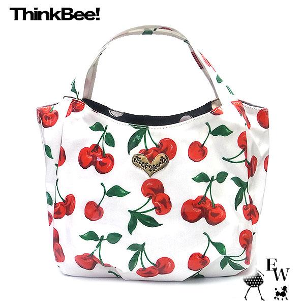 シンクビー バッグ Think Bee チェリーオーベイビー ハンドバッグ A002989 ホワイト...