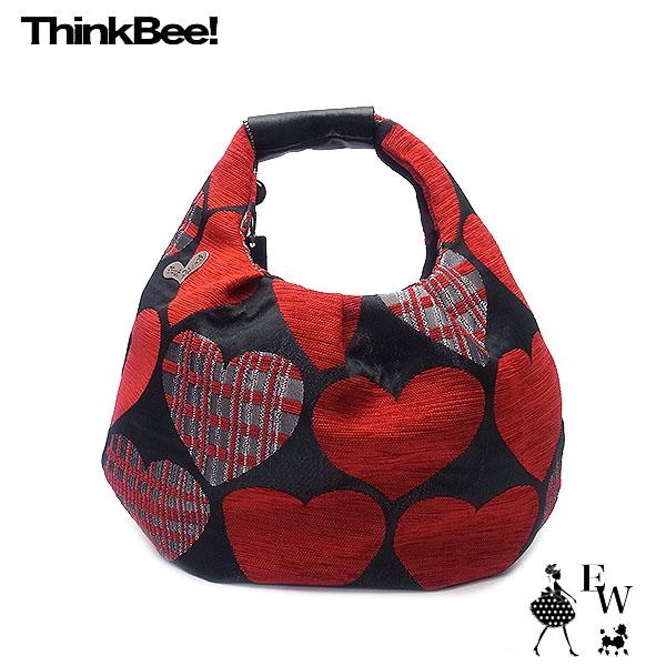 シンクビー バッグ Think Bee グッドナイト バッグ ハンドバッグ A003391 レッド ...