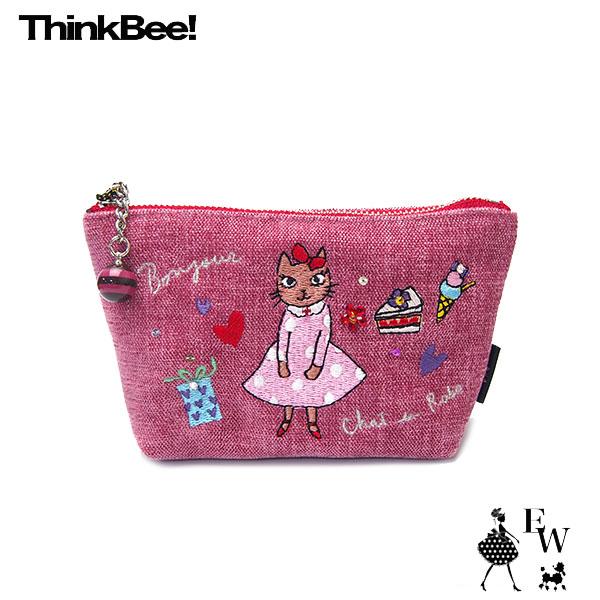 シンクビー ポーチ Think Bee キティパーティー ポーチ A003826 長方形 小物入れ ...