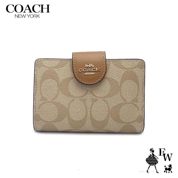 コーチ 財布 COACH アウトレット 二つ折り財布 C0082 IMAA8 コーナージップ ミニ財...