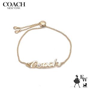 コーチ ブレスレット COACH アクセサリー アウトレット レディーズ ブレス CD791 GLD コーチロゴ ゴールド エクセルワールド｜excelworld