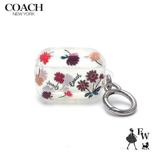 コーチ エアポッズ ケース COACH アウトレット AIRPODS PRO CG519 AFC 花柄 クリア×マルチカラー エクセルワールド  レディース ブランド｜excelworld